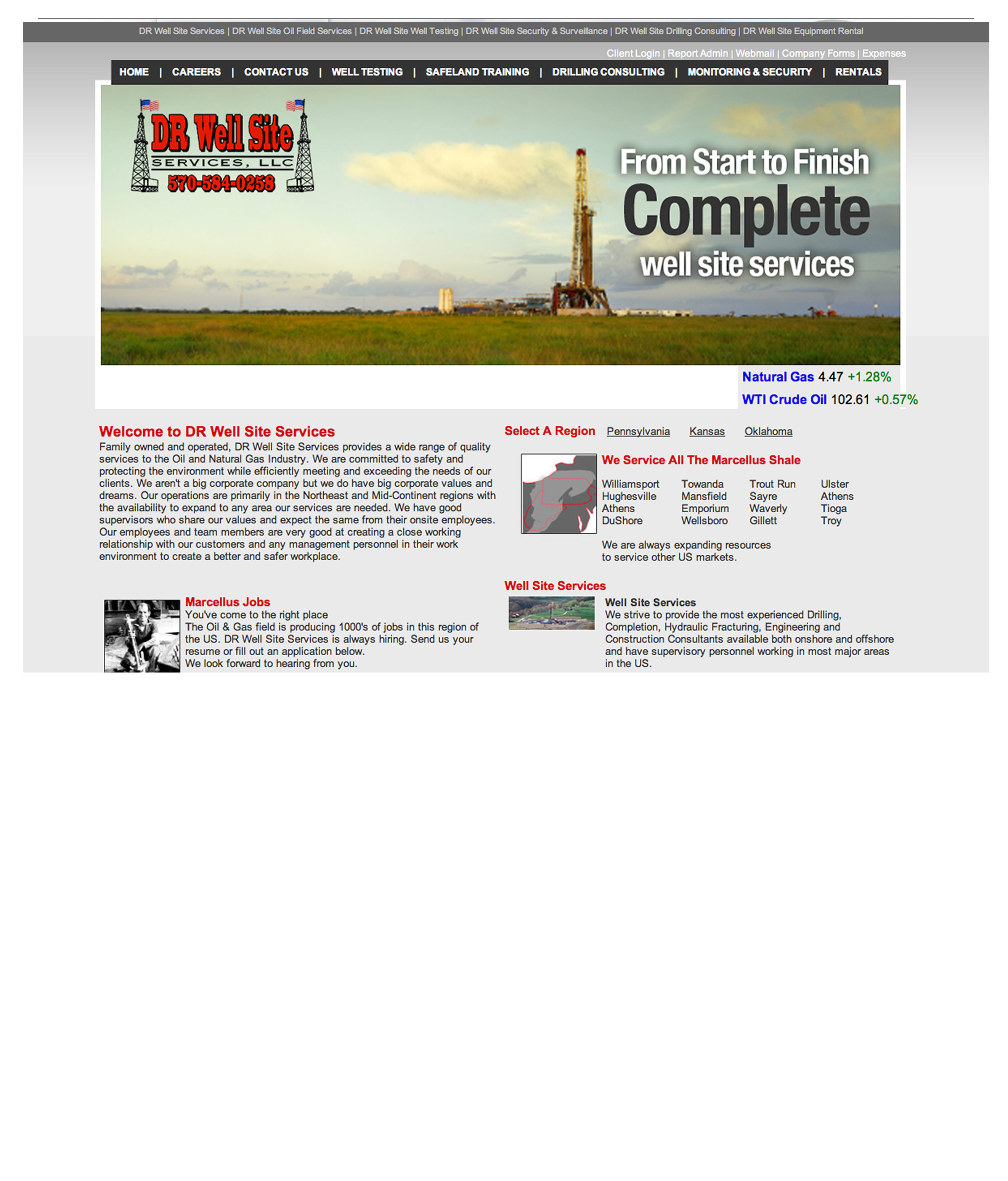 Natural Gas Website