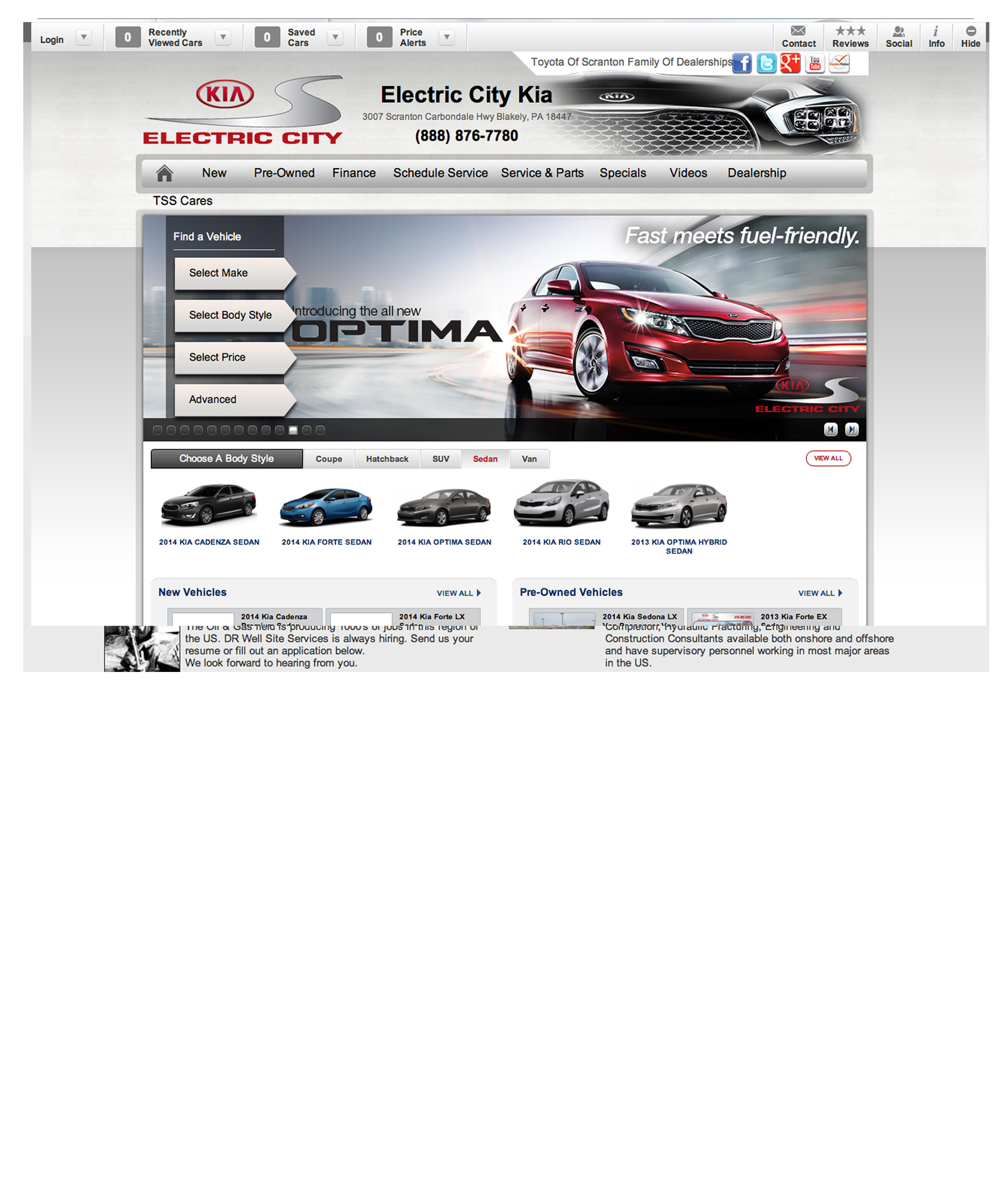Kia Dealer.com Car Dealer Website