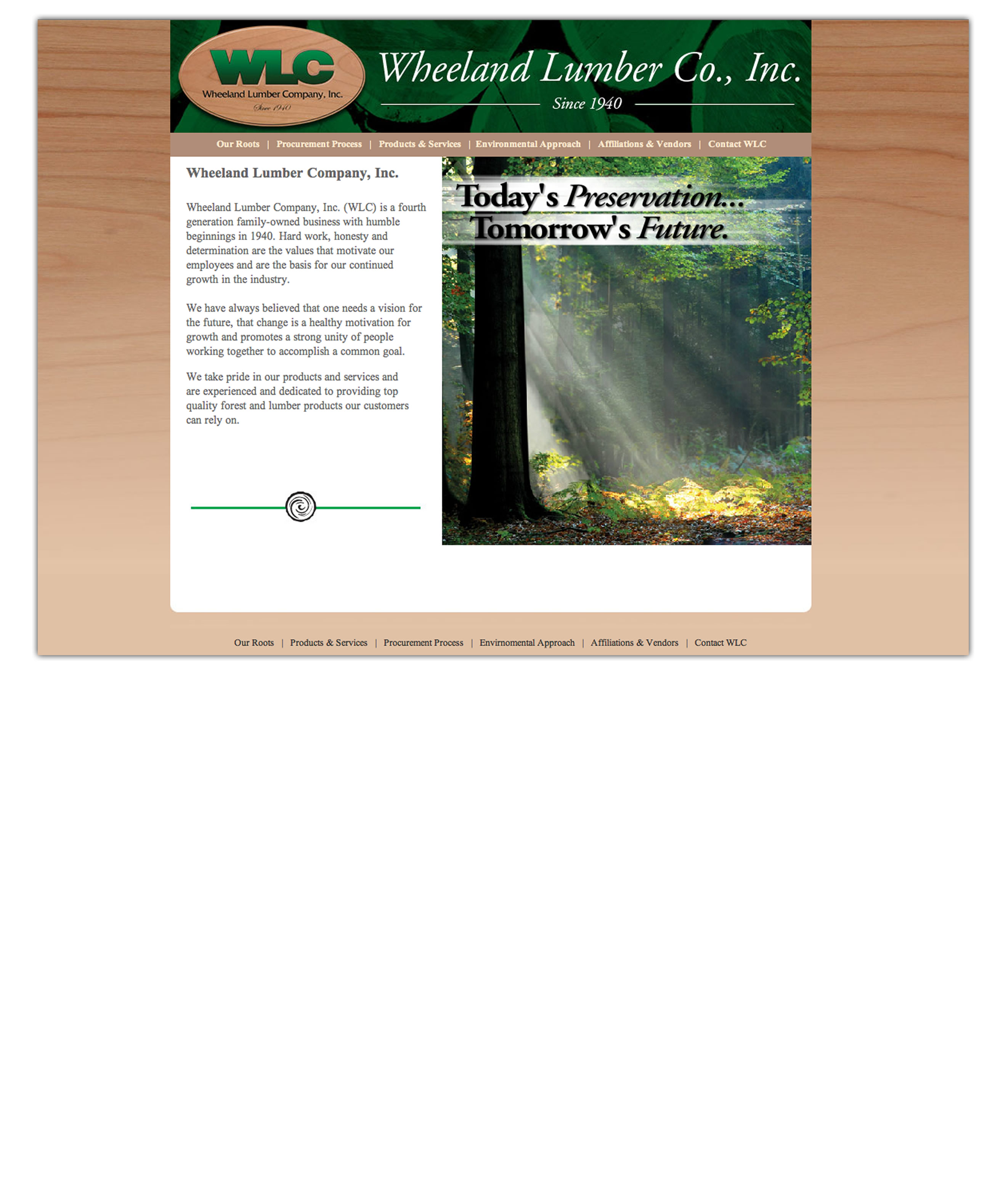 Lumber Company Web Development