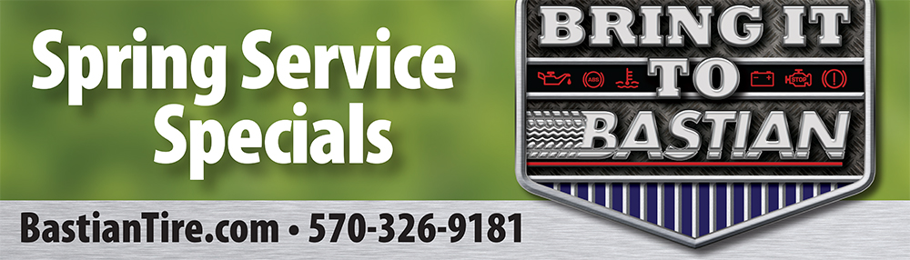 Bastian Tire & Auto Center "Spring Care Specials" Billboard